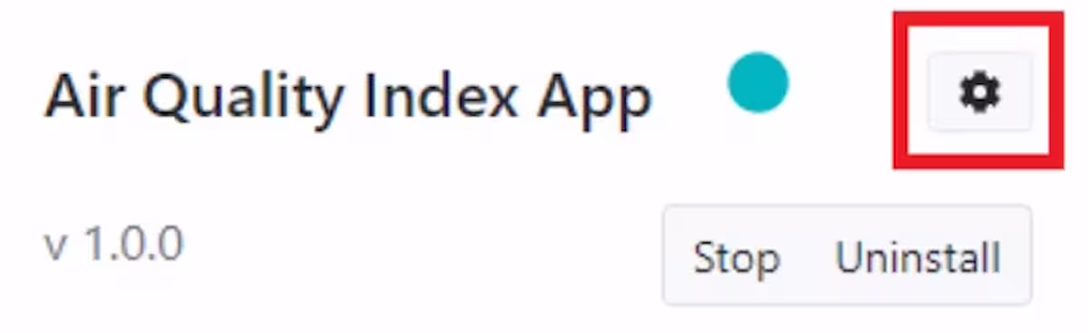 How to set up integration of World Air Quality Index - step 3